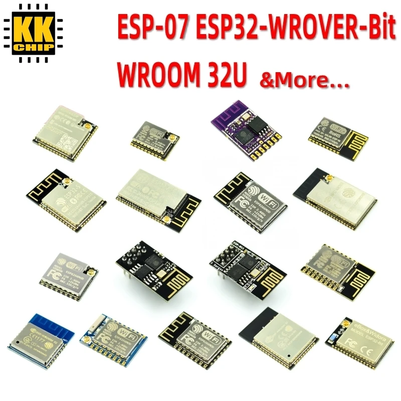 ESP-07-07S ESP-32-WROVER-Bit-WROOM-32U WI-FI ESP-12E-12F-12S Bluetooth ESP-M1-M2-02-WROVER-A1S для Arduino Nano Беспроводной