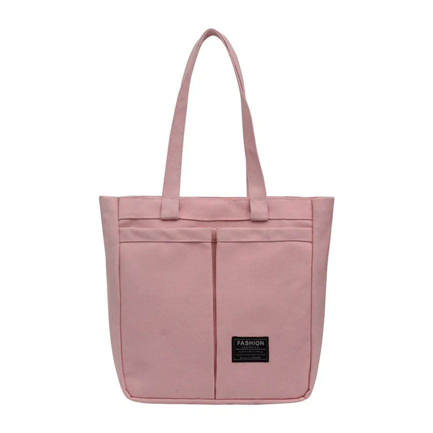 Женская Холщовая Сумка Bolsos Mujer простая вместительная винтажная сумка на молнии