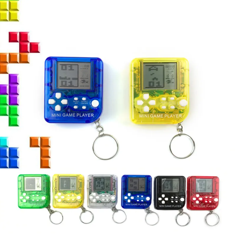 

Antistress Pocket Mini Video Game Console Tetris Game Console Nostalgic Decompression Toy Fidget Toys Finger Press Pop It