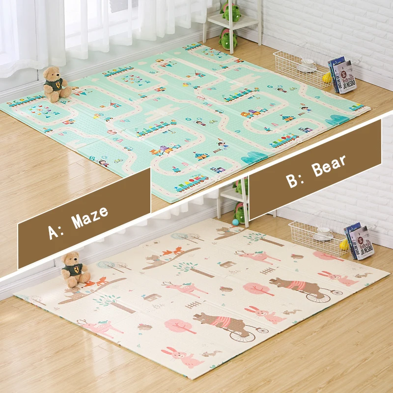 Складной детский игровой коврик Xpe Puzzle, детский коврик, утолщенный детский коврик для ползания, складной коврик, Детский ковер, комбинированный коврик для лазания
