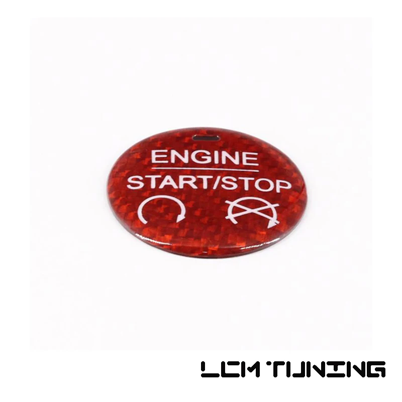 Новинка 2015 года стильная накладка на пусковую кнопку двигателя из углеродного