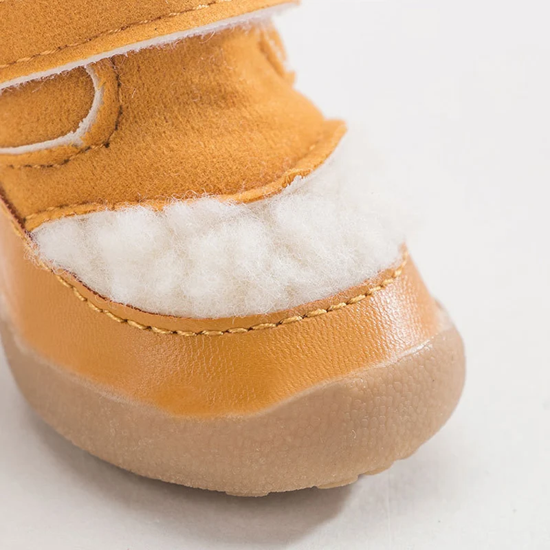 Новинка обувь для домашних животных зимние толстые теплые ботинки собак