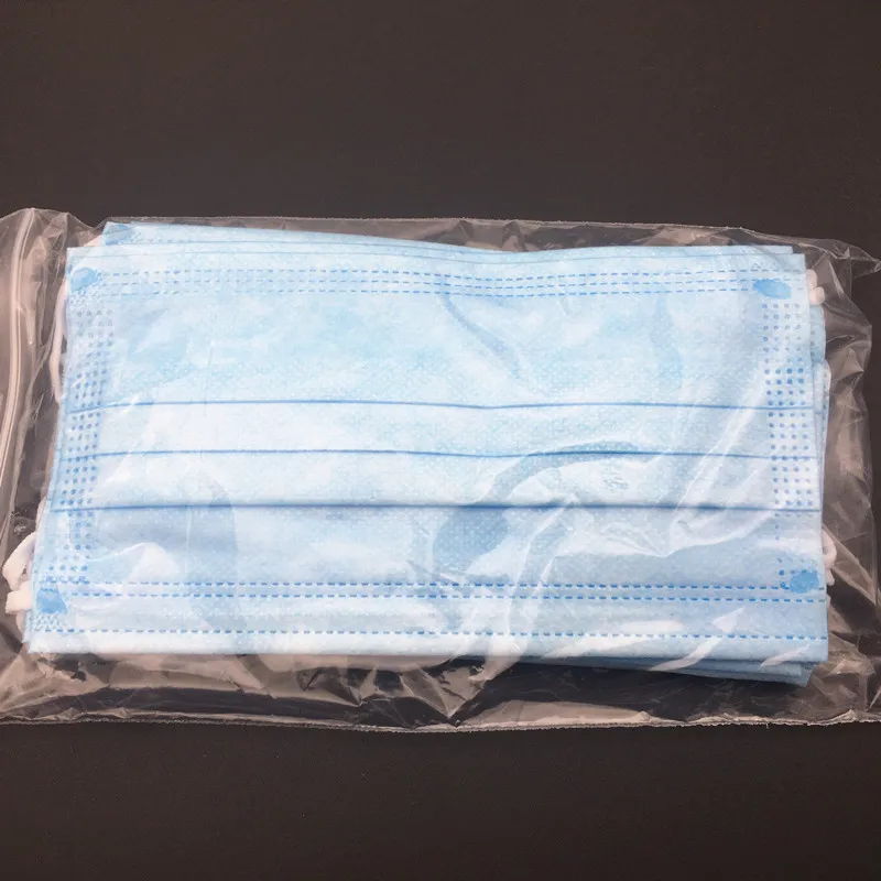 50 шт Прямая поставка одноразовые анти-пылезащитные Маски Рот Корейская Синяя