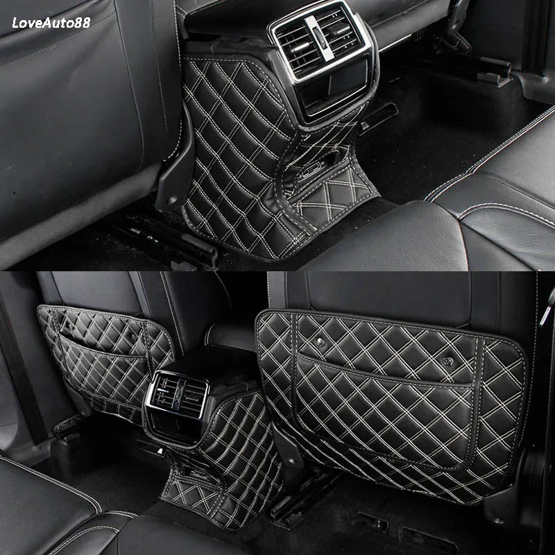 

For Skoda Kodiaq 2017 2018 2019 2020 2021 Car Rear Seat Anti-Kick Pad Rear Seats Cover Back Armrest Protection Mat Accessories
