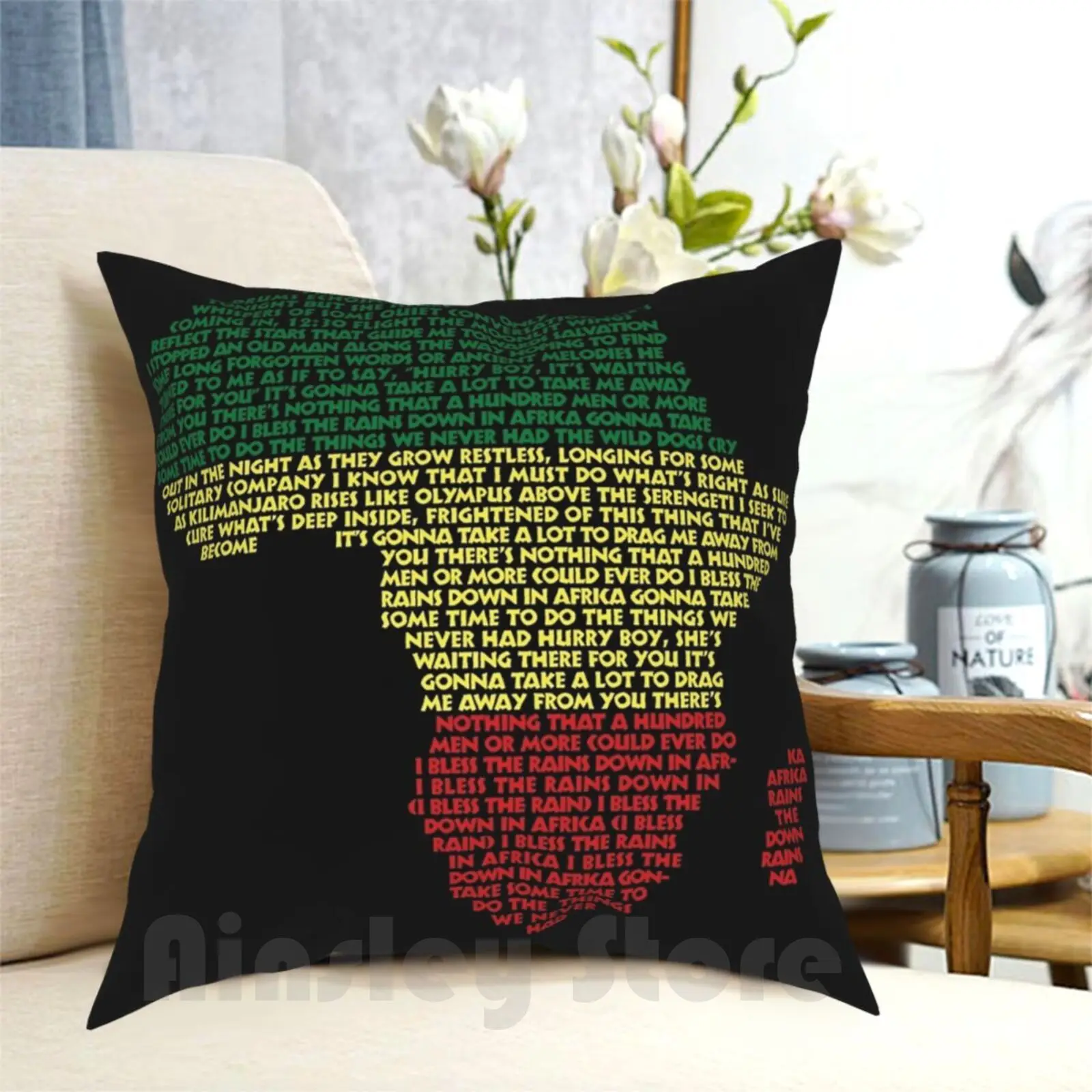 

Africa By Toto Pillow Case Printed Home Soft Throw Pillow Toto Africa Music Band Retro 1980S 80S American Group Roll Pop
