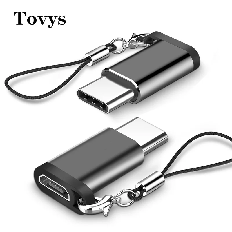 

Micro USB to Type C Adapter Portable Type-C male to Micro usb Female OTG Converter Cable for Xiaomi10 Samsung s20 Huawei Mate 40