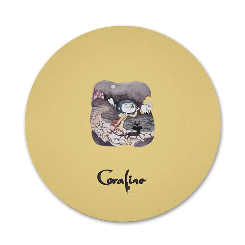 

cartoon girl Coraline Vintage Icons Pins Badge Decoration Brooches Metal Badges For Backpack Decoration 58mm