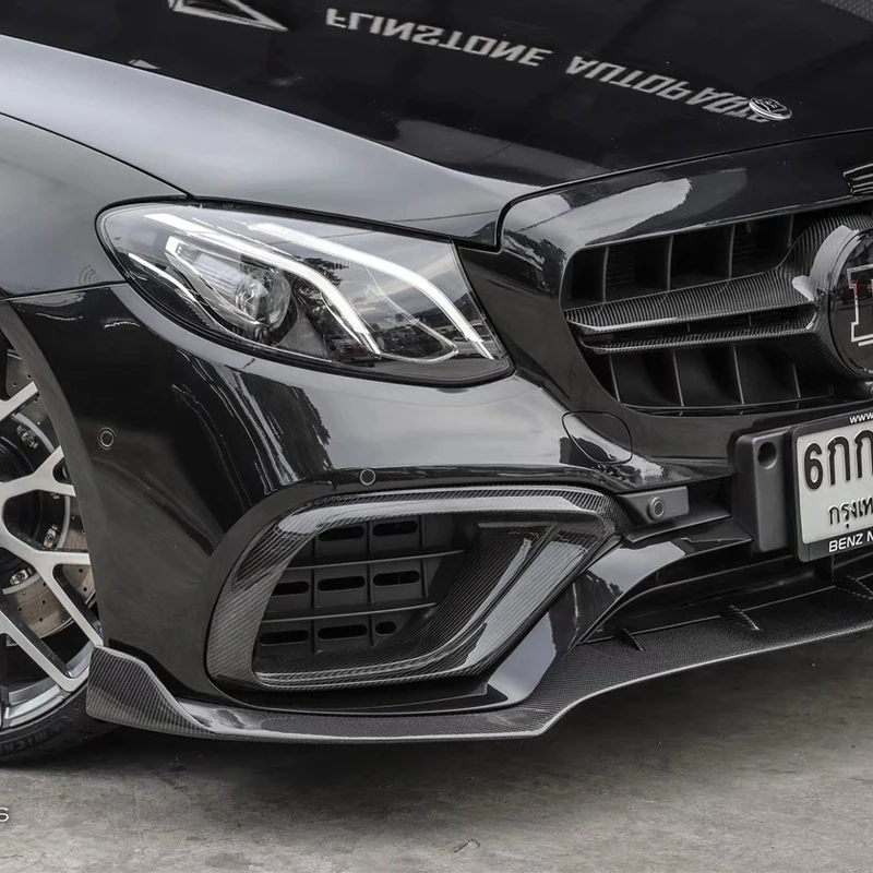 Передний бампер из углеродного волокна класса E Крышка вентиляционного