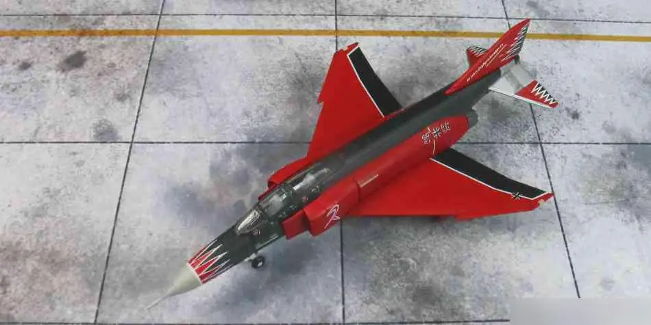 Herpa Wings F-4F JG71 Phantom F-4 истребитель Manfred Albrecht Freiherr von рихтофен 1/200 литой самолет |
