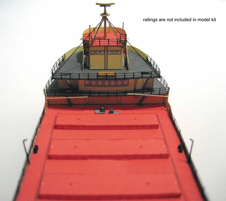 

1:400 American Edmund Fitzgerald Ore Ship 3D Paper Model Manual DIY USA Transport Ship Cruiser Diecast Nautical Model Adult Toys