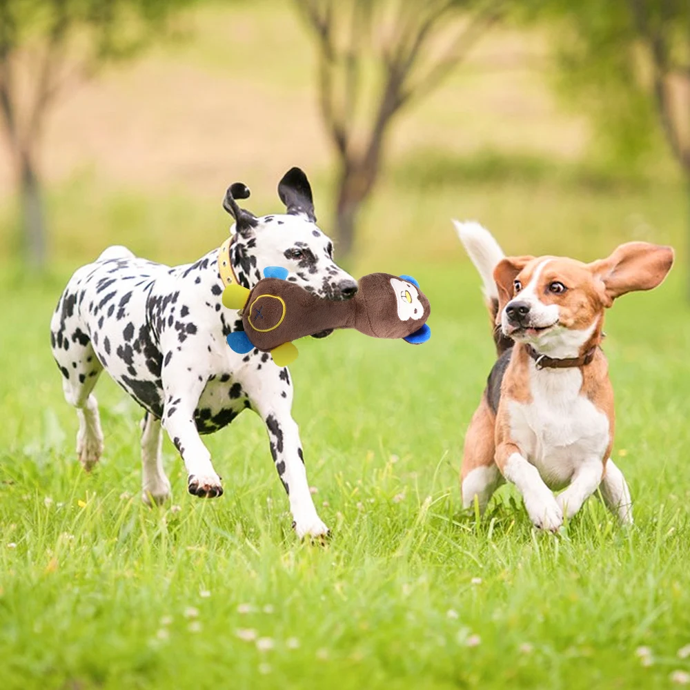Милая собака кошка забавная флисовая долговечная плюшевая игрушка пищалка