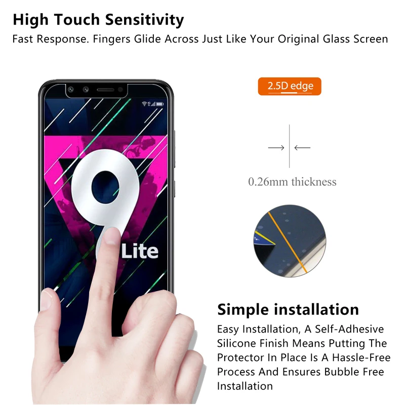Закаленное стекло для Huawei Honor 8A 8C 8S 8X 10i защита экрана 9H 9 10 Lite 20 Pro View защитная