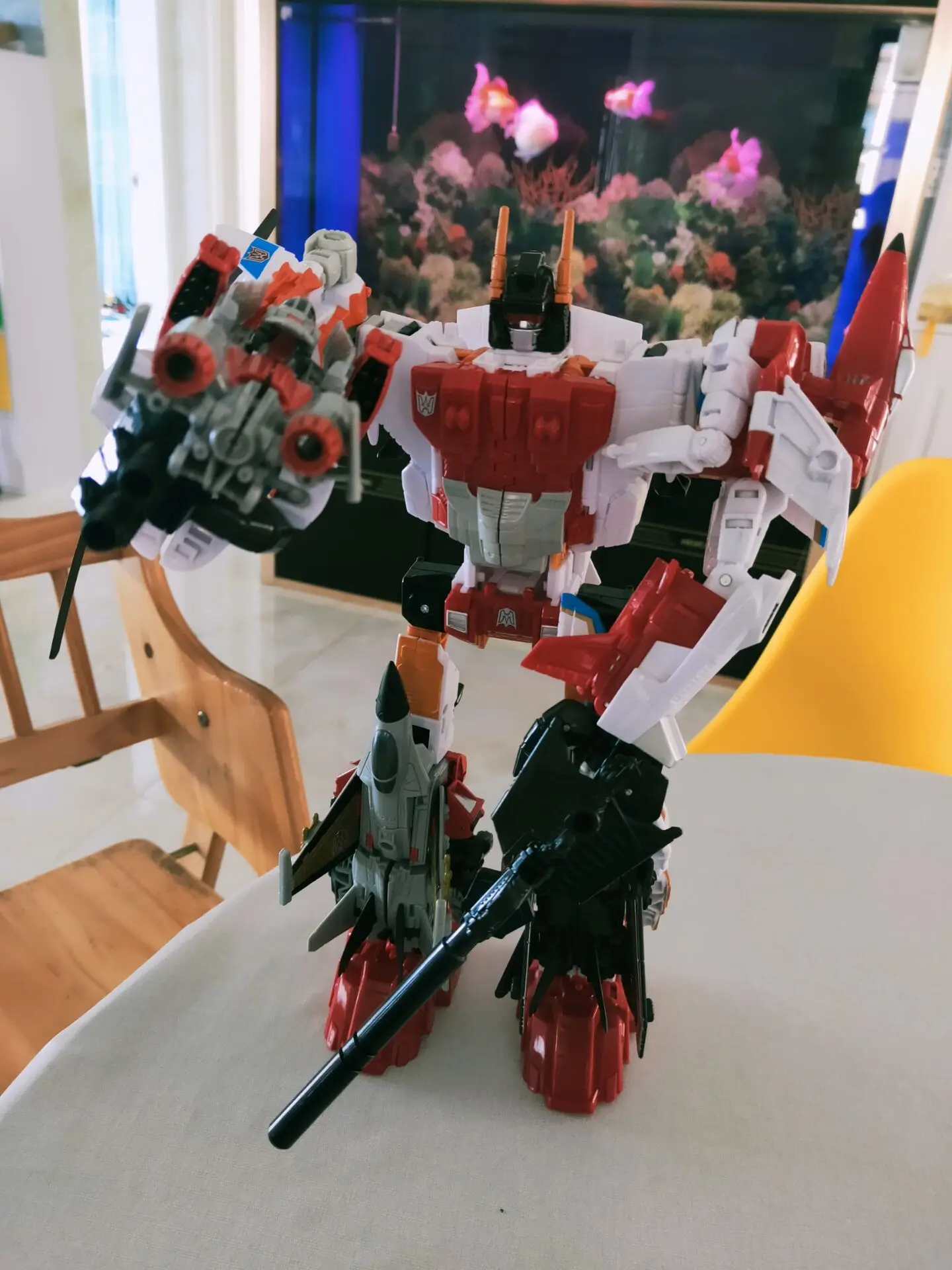 

Transformation New Superion Fighter Deformation and Assembly Action Figure Model for Children Toys Gifts