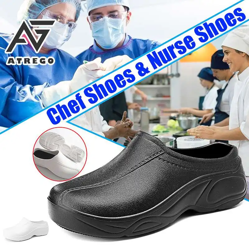 

AtreGo Women Surgical Sandal Shoes Medical Slippers Doctors Nurses Working Shoes Ladies Anti-slip Operating Room Lab Slippers