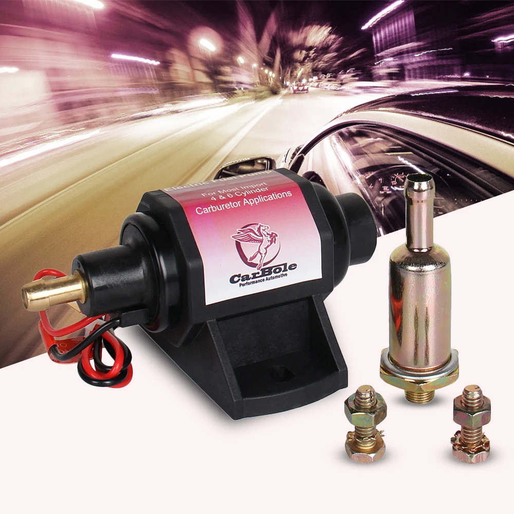 Универсальный бесшумный Электрический бензиновый топливный насос 12 В 42 Гал/ч 2 3 5