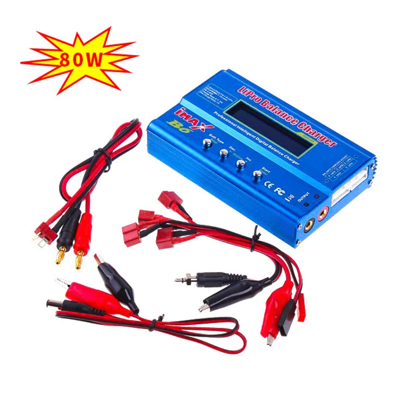 Зарядное устройство iMAX B6 для аккумуляторов заряда 80 Вт Lipo NiMh Li Ion Ni Cd Digital RC IMAX Lipro