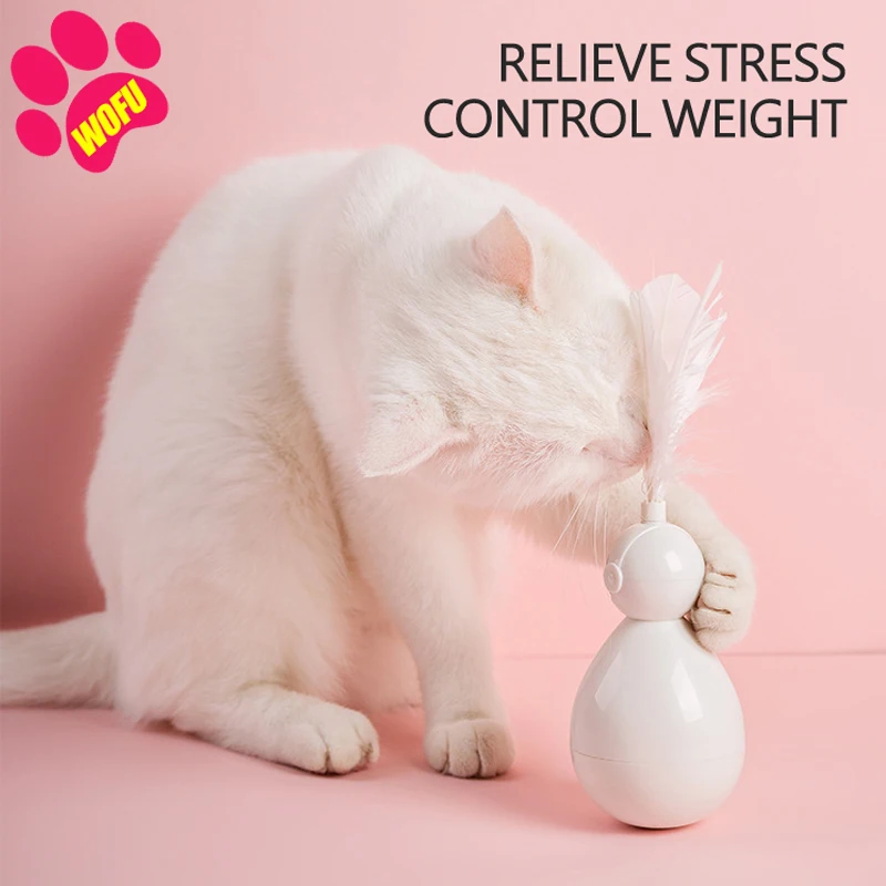Развлекательные игрушки WOFUWOFU игрушка для домашних животных кошек неваляющийся