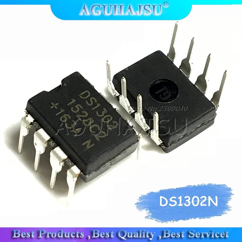 10 шт. DS1302N DIP8 DS1302 DIP 8 микросхема для подзарядки с таймером Новый и