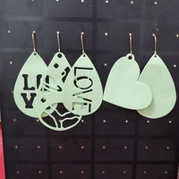 love letter water drop earring metal cutting dies for stamps scrapbooking stencils diy paper album card decor embossing 2021 new
