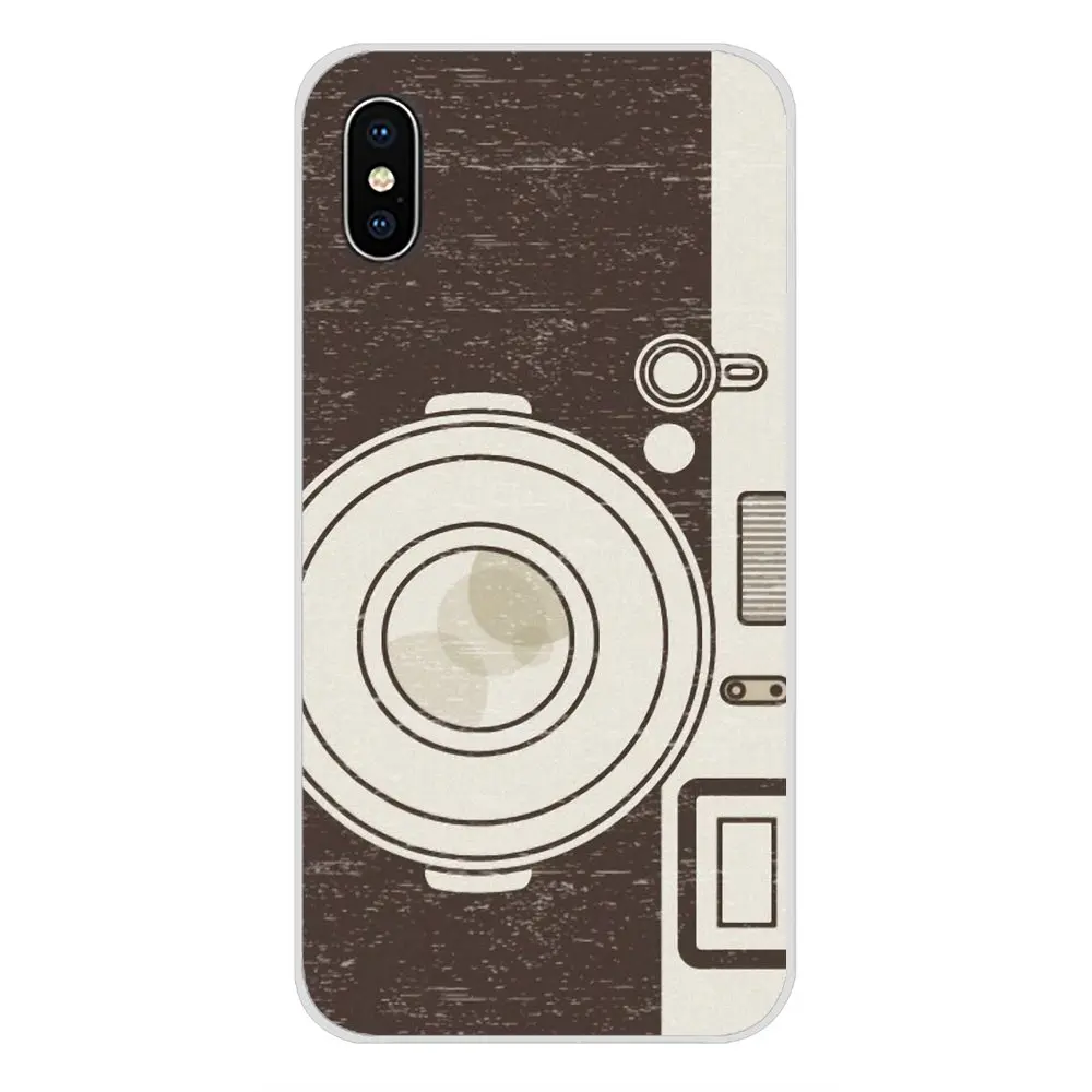 Модный чехол классический ретро черный серебристый Винтажный для камеры Samsung Galaxy