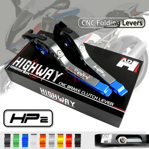

CNC Aluminum Brake Handle Bar Lever Extendable Folding Adjustable Brake Clutch Levers For BMW HP2 SPORT 2008-2011