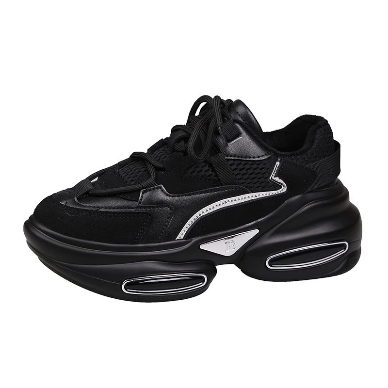 

Women Chunky Sneakers 2020 Winter Platform Fashion Running Trainers Female Brand Plush Dad Shoes Woman Keep Warm Casual Shoes