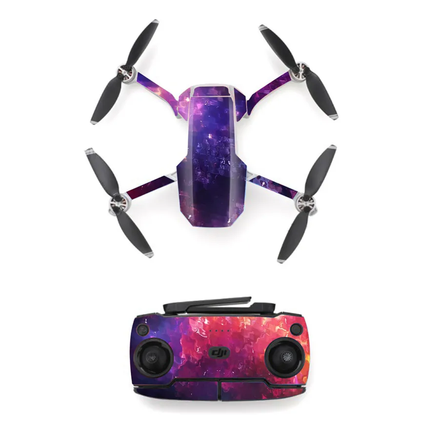 7 стилей s звездное небо стикер для DJI Mavic мини Дрон и пульт дистанционного