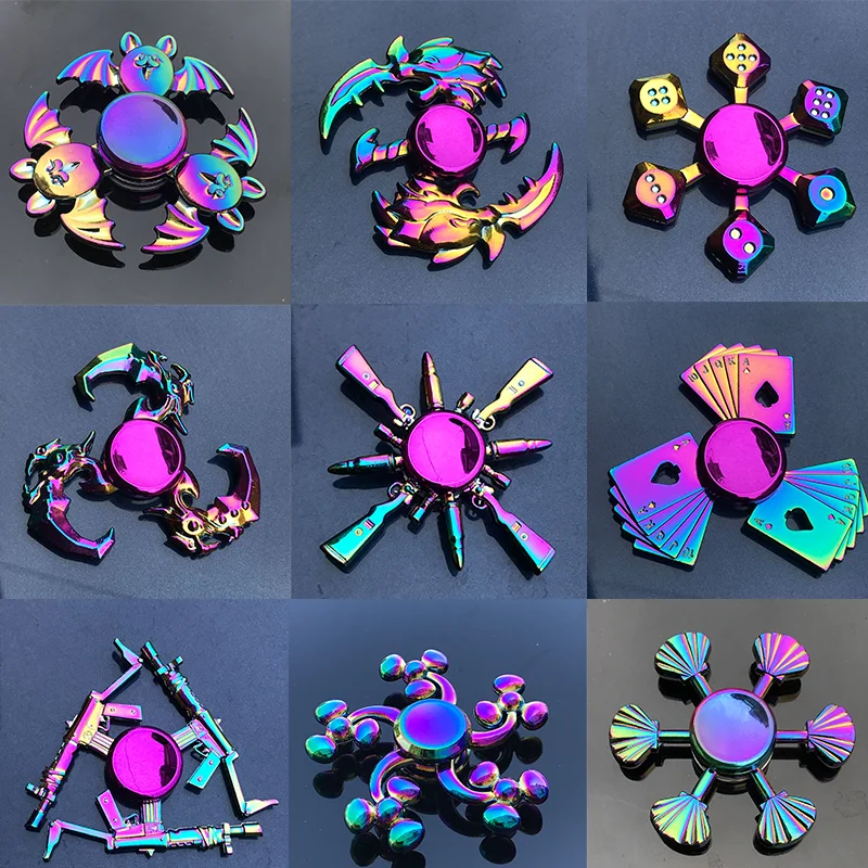 Новинка красочный Спиннер для пальцев анти-тревога снятие стресса фокус руки