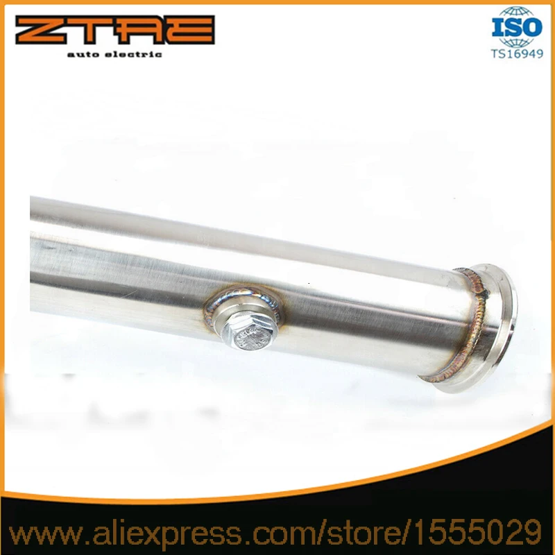 Выхлопная труба из нержавеющей стали для Golf R MK6 FSI K04 12 13 дюймов 3 дюйма|turbo kkk|turbo