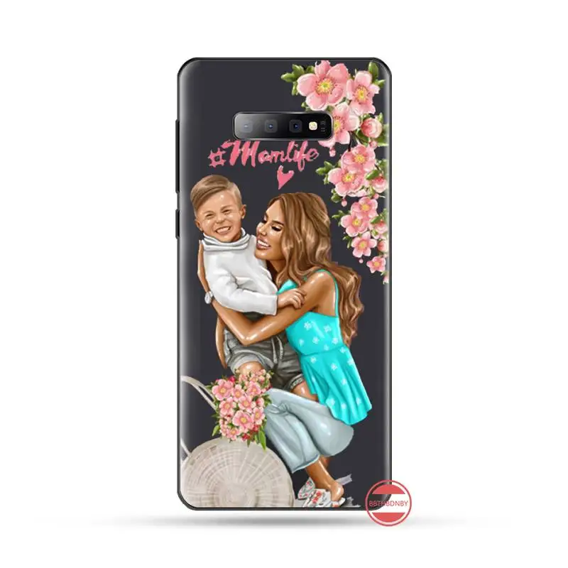 

Baby Mom Phone Case For Samsung galaxy S7 S8 S9 S10 edge A50 A51 A70 note 10 plus