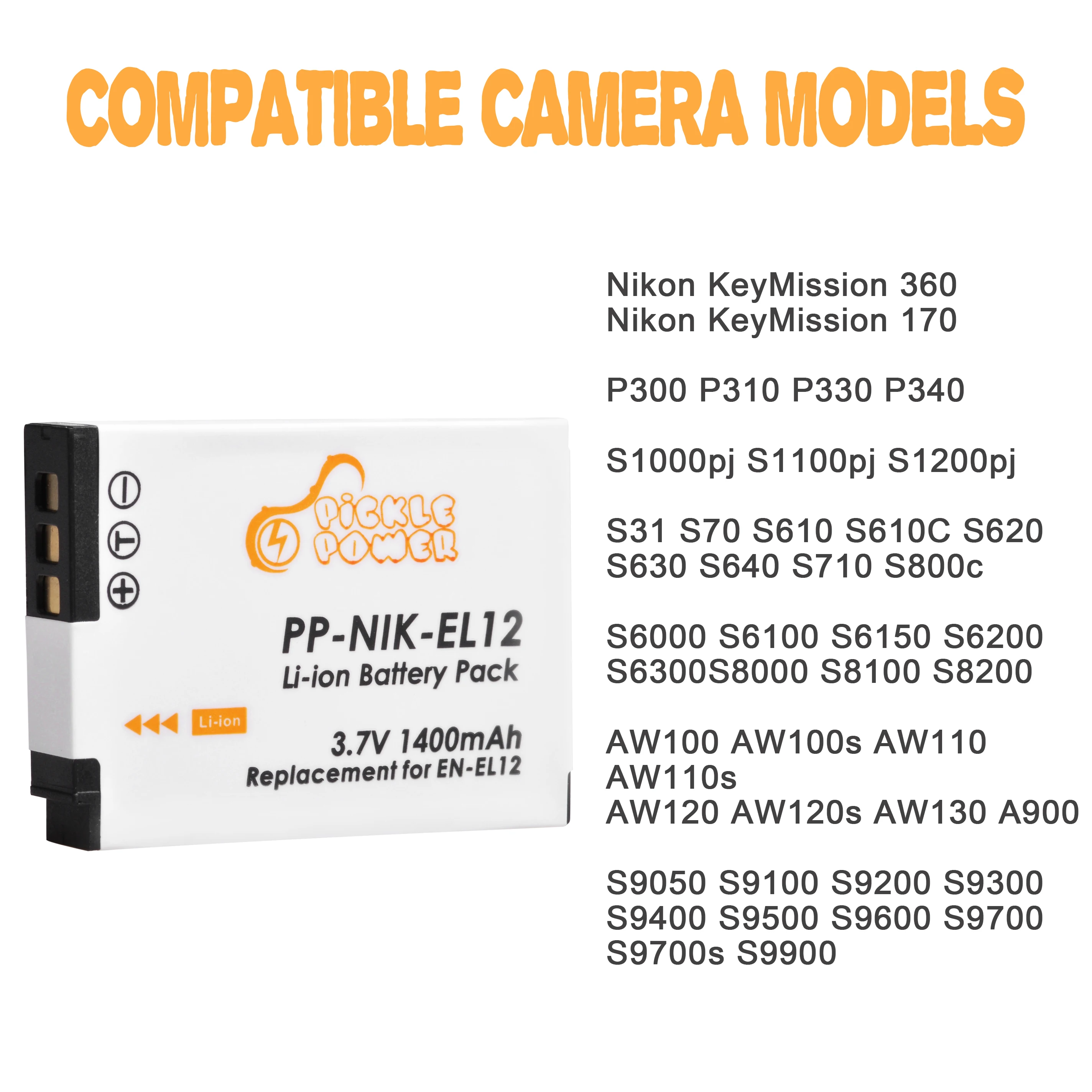 EN EL12 ENEL12 Аккумулятор и зарядное устройство для Nikon CoolPix S610 S610c S620 S630 S710 S1000pj P300 P310 P330