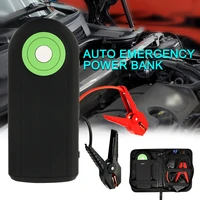 mini car emergency start power black auto jump starter led light qc 3 0 auto emergency power bank for 12v under 5 0l car
