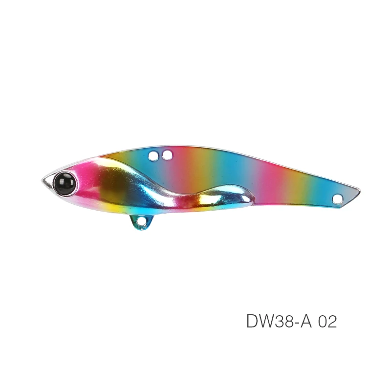 DW38-A-02 TSURINOYA для рыбалки заброса приманки, блесна металлическая DW38-A 70 мм 18 г на дальние расстояния бас наживка Тройной крюк искусственные приманки 13 Цветов - Цвет: DW38-A-02