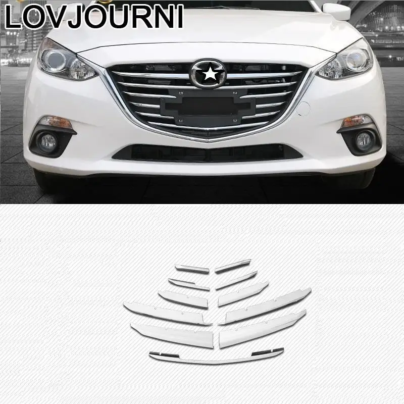 Автомобильный передний бампер решетка внешняя Авто хром аксессуар наклейка