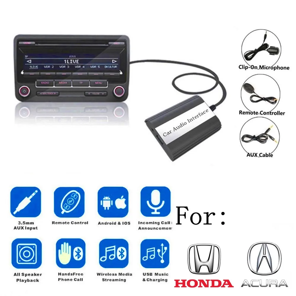 DOXINGYE USB AUX Bluetooth автомобильный радиоприемник CD адаптер для автомобиля MP3 плеер