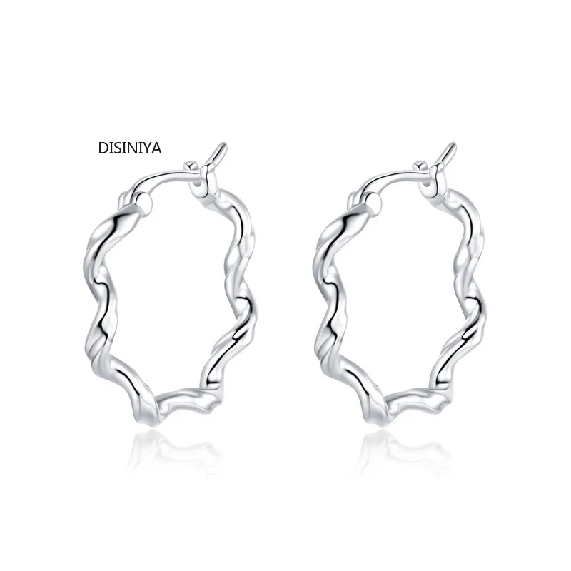 

925 Sterling SilverLittle Wave Earrings Earrings for Women 6mm Hypoallergenic Silver Jewelry for Kids Earring SCE35976