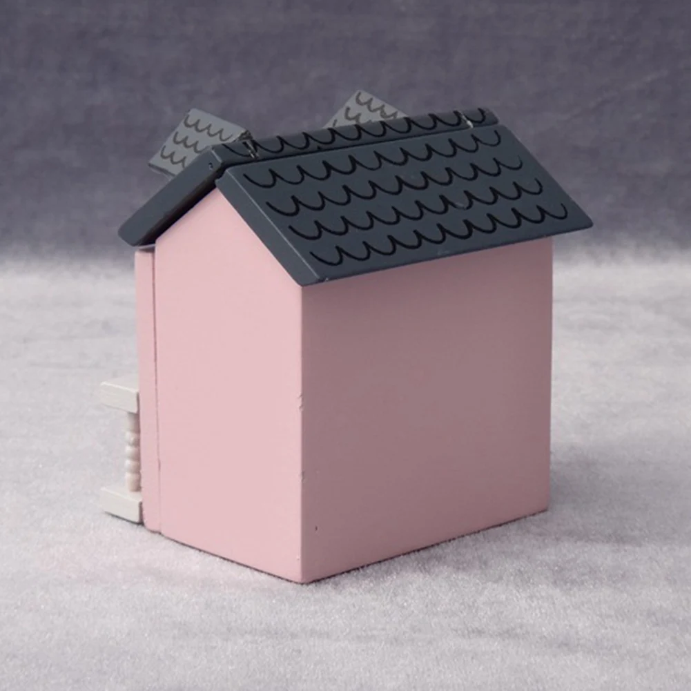 1 шт. дети 1/12 кукольный домик Модель игрушки деревянный дом Villla модель