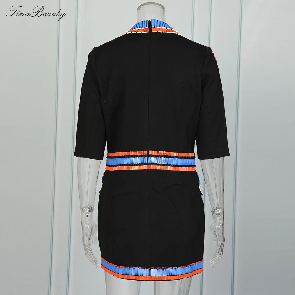 Платье с бисером и узором Tina Beauty Inca | Женская одежда