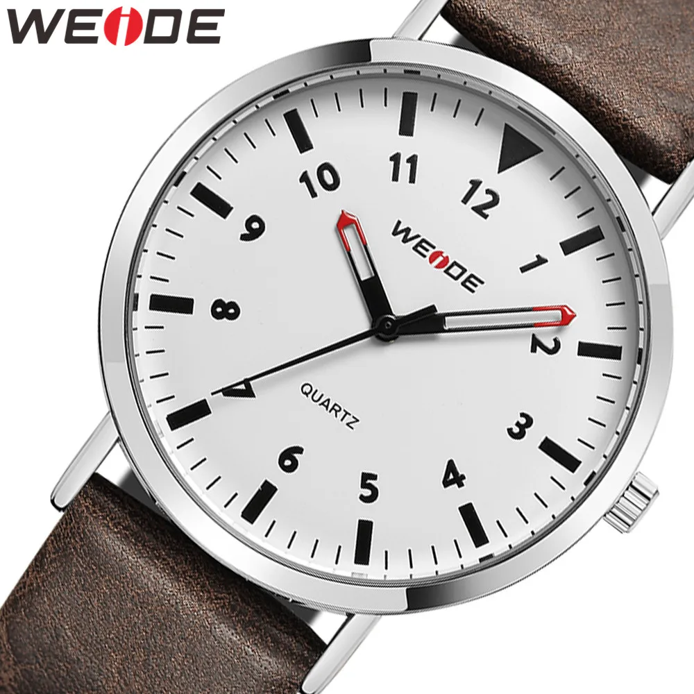 Часы WEIDE мужские кварцевые модные повседневные аналоговые брендовые деловые