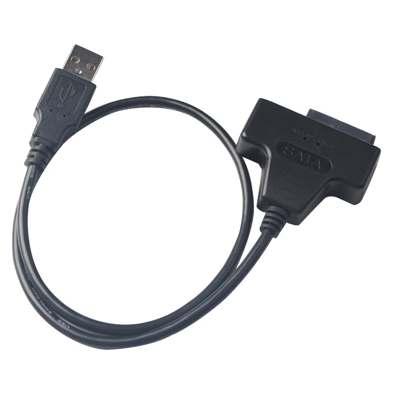 Кабель адаптер с разъемом USB 2 0 для кабеля SATA Slimline Serial ATA 7 + 6 13pin оптического