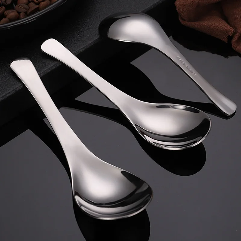 Нержавеющая сталь Винтаж ложка Si'nan меньше чем столовая суповая кухонные