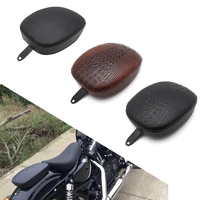motorcycle rear seat cushion passenger pillion saddle pads compatible for harley sportster 48 forty eight xl 1200 883 2010 2015