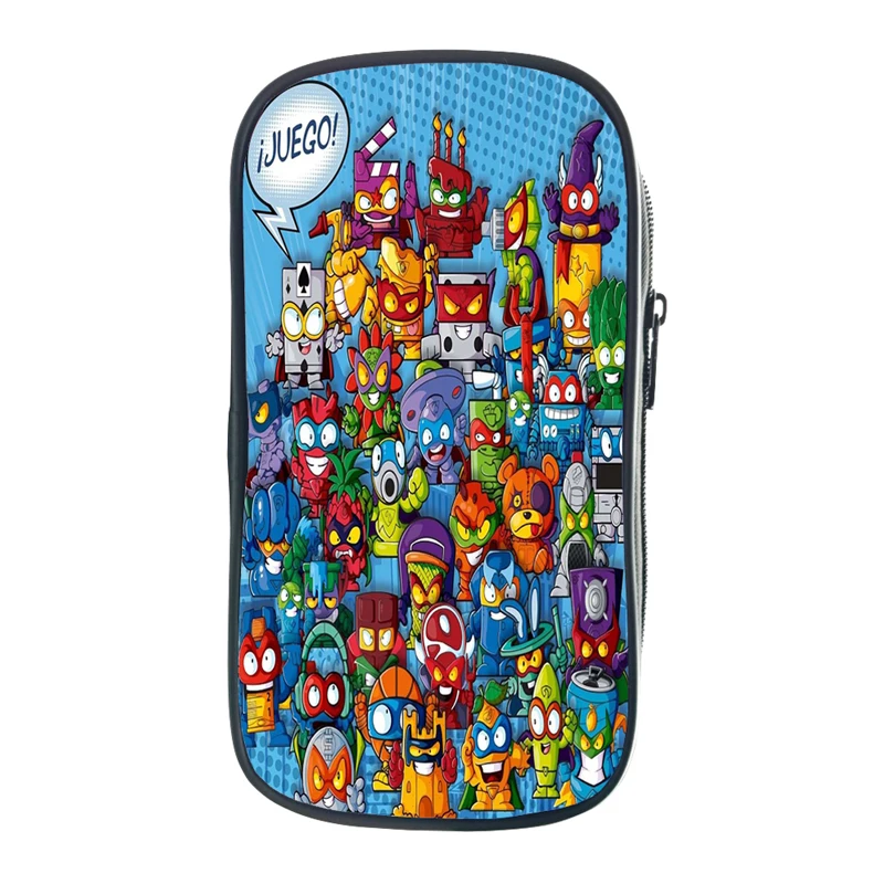 

Child Game Super Zings Pencil Bag Students Superzings Pen Bag Anime Teens Stationery Bag Kids Cartoon Pencil Case Children Gift