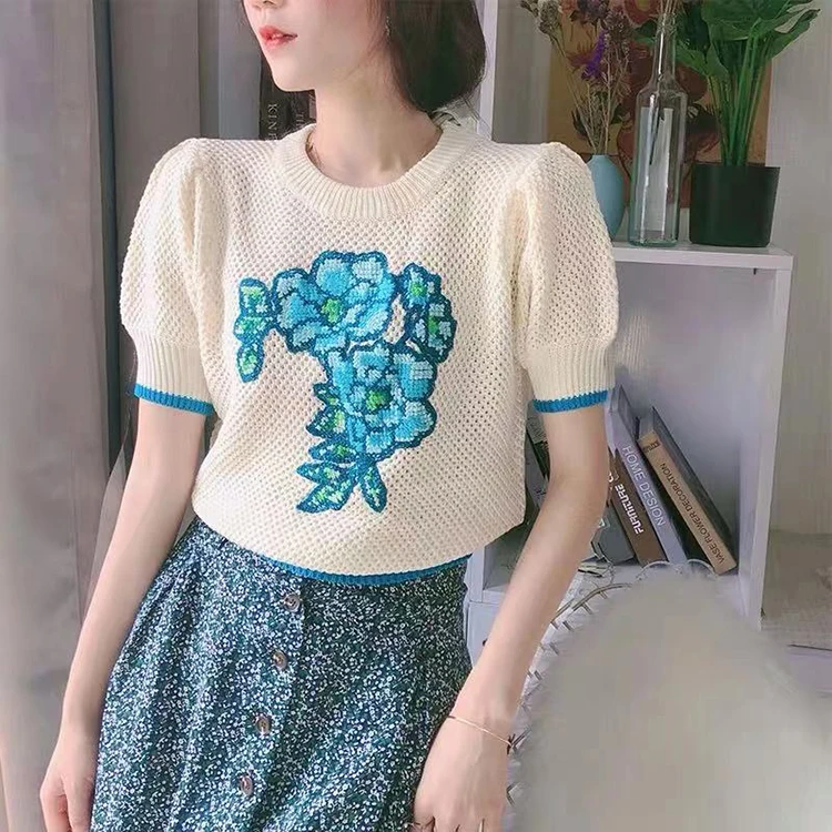 Модная свободная Кружевная футболка женские летние привлекательные футболки с