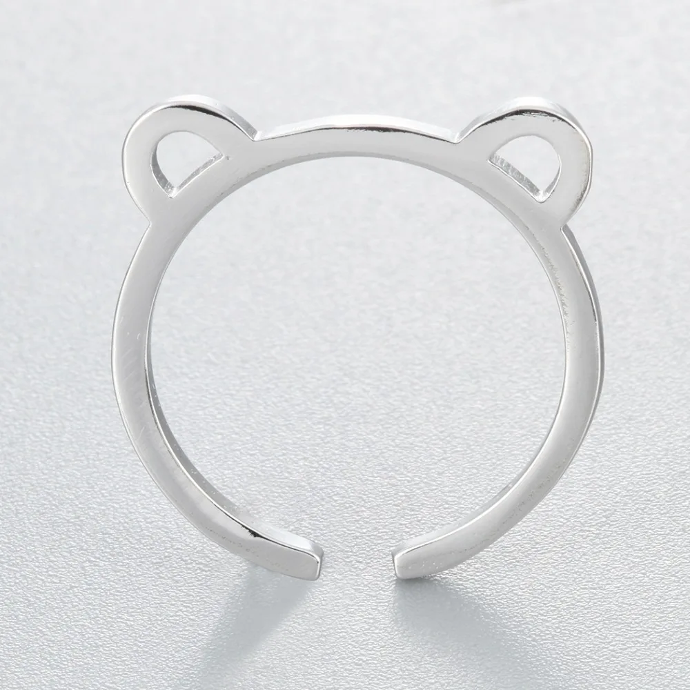 Кольцо Chandler с вырезами в виде котенка для девочек подарок модные украшения