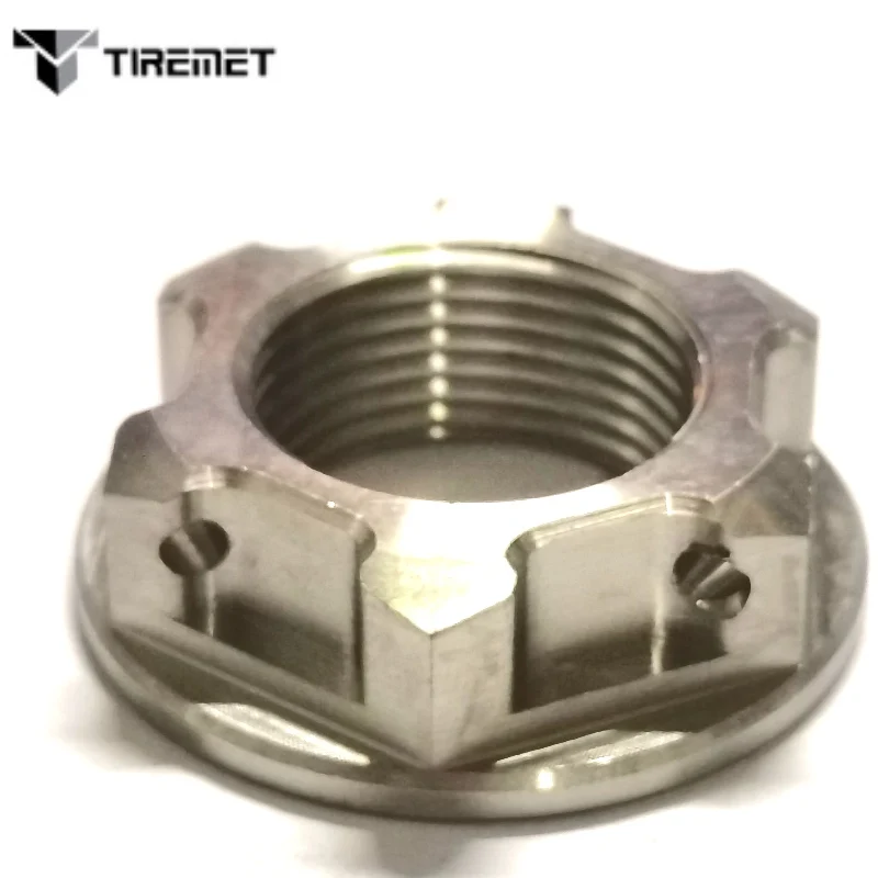 Титановые фланцевые гайки Tiremet M18 M20 M22 m24x1 5 мм для велосипеда мотоцикла автомобиля