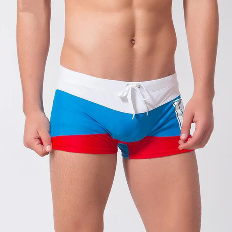 Новые мужские комбинированные боксеры для плавания с принтом оптовая продажа