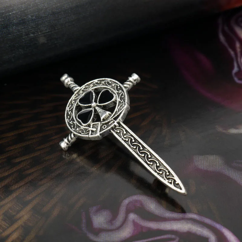 Модные ювелирные изделия из драгоценных камней в виде звеньев брошь креста