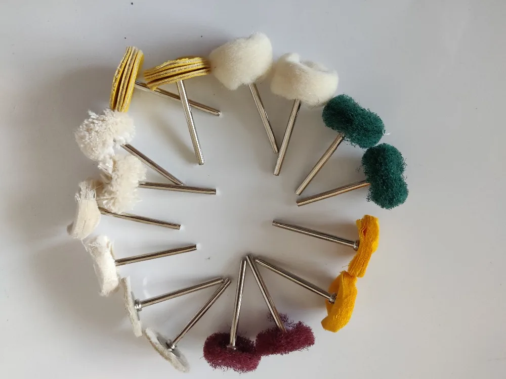 18 шт./лот полировочное колесо подушка для полировки кисточки ювелирные изделия