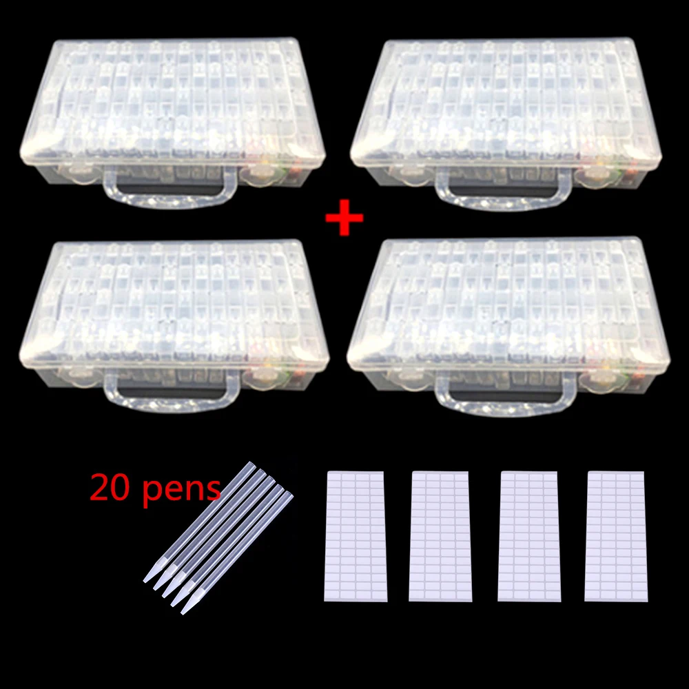 

Diamond Painting Tools Beads Container Rhinestone Diamond Embroidery Stone Storage Accessory 5D Diamond Mosaic Convenience Box